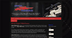 Desktop Screenshot of airgunwarehouse.co.za